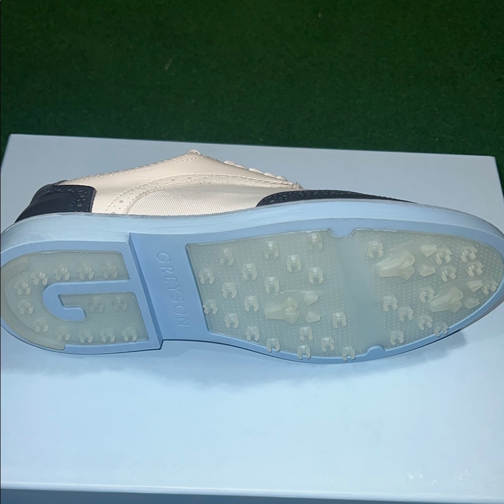Greyson Men's Navy and White Alpha Wolf Shoes - Picture 2 of 7